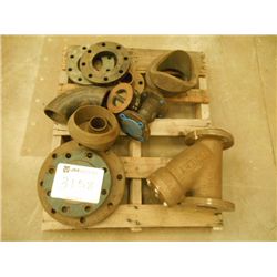 (1) PALLET MISC PIPE FLANGES & FITTINGS