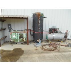 SULLAIR LS10 DRYER, 10 HP AIR COMPRESSOR