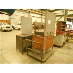 (1) LOT OF 2 STEEL CABINETS