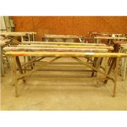 (1) LOT OF 5 SAW HORSES