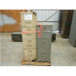 2 METAL FILING CABINETS