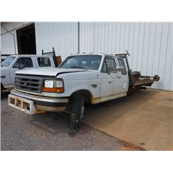 1997 FORD F350XL EXTENDED CAB TRUCK, S/N 1FTJX35F2VEA70219, 7.3L FORD DIESEL, A /T, P/S, A/C, PARTS 