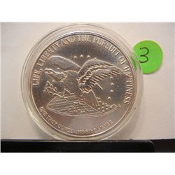 1991 Bill of Rights Silver Dollar , .999 Fine Silver , 1 Troy OZ.