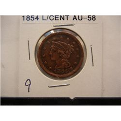 1854 Large Cent