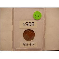 1908 Indian Head Cent