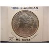 Image 1 : 1884 O Morgan Dollar