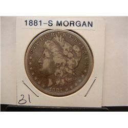 1881 S Morgan Dollar