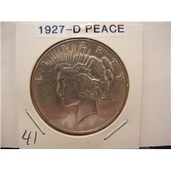 1927 D Peace Dollar