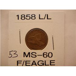 1858 Flying Eagle Cent Large Letters