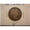 Image 1 : 1908 D Barber Half Dollar