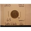 Image 1 : 1853 Seated Liberty Dime