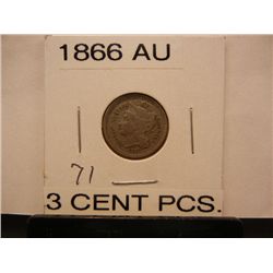 1866 Nickel Three Cent Piece
