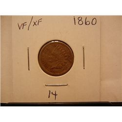 1860  Indian Head Cent