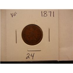 1871  Indian Head Cent