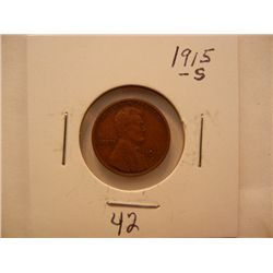 1915 S Lincoln Wheat Cent