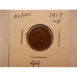 1917 D Lincoln Wheat Cent