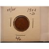 Image 1 : 1922 D Lincoln Wheat Cent Key Date