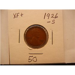 1926 S Lincoln Wheat Cent