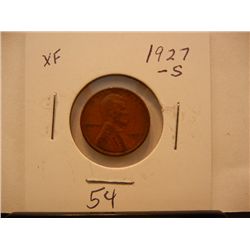 1927 S Lincoln Wheat Cent