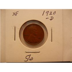 1920 D Lincoln Wheat Cent