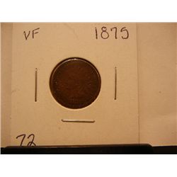 1875 Indian Head Cent