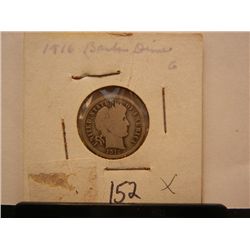 1916 Barber Dime