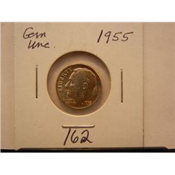 1955 Roosevelt Dime