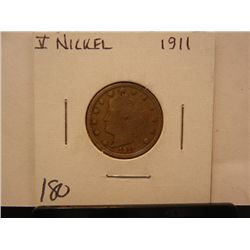 1911 Liberty Head V Nickel