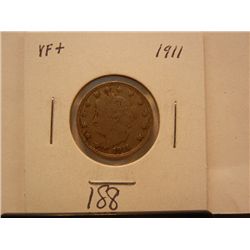 1911 Liberty Head V Nickel