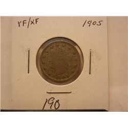1905 Liberty Head V Nickel