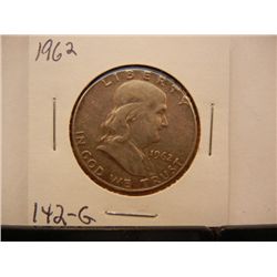 1962  Franklin Half Dollar