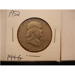 1952  Franklin Half Dollar
