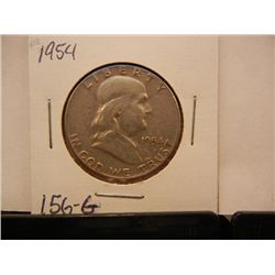 1954  Franklin Half Dollar