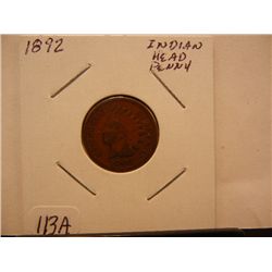 1892 Indian Head Cent