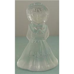 Viking Glass Dutch Girl Vintage Figurine Sculpture