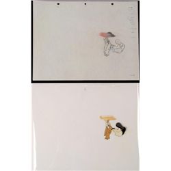 Popeye Animation Brace Yourself Original Drawing Cel