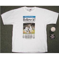 3 Pc Chicago White Sox World Series Baseball,Shirt 2005