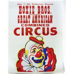 VINTAGE GREAT AMERICAN CIRCUS HALF SHEET POSTER