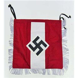 NAZI GERMAN HITLER YOUTH TRUMPET BANNER FLAG