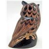 Image 2 : HAND CARVED BUFFALO HORN OWL FIGURINE