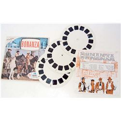 PACK OF 3 VINTAGE "BONANZA" VIEWMASTER REELS