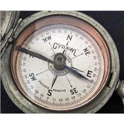 VINTAGE WW1 ERA GYDAWL STEEL COMPASS - WORKS