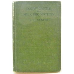 1917 "DAIRY CATTLE & MILK PRODUCTION" HARDCOVER BOOK