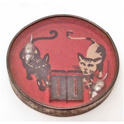 ANTIQUE GERMAN CAT & MOUSE DEXTERITY GAME