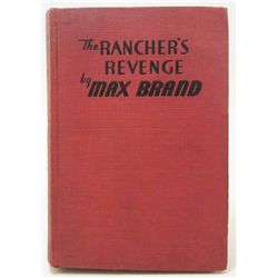 1934 "THE RANCHERS REVENGE" WESTERN HARDCOVER BOOK