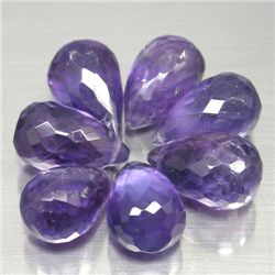 LOT OF 39.22 CTS. OF BRAZILIAN AMETHYST - 7 PIECES