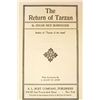 Image 2 : 1915 "THE RETURN OF TARZAN HARDCOVER BOOK