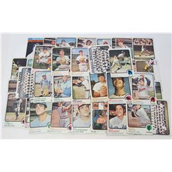 LOT OF APPROX. 50 1973 TOPPS BASEBALL CARDS