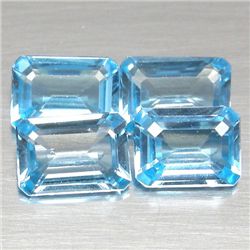 LOT OF 3.72 CTS. OF SWISS BLUE TOPAZ