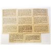 Image 2 : LOT OF 11 C. 1920'S SILENT MOVIE STARS CIGARETTE CARDS